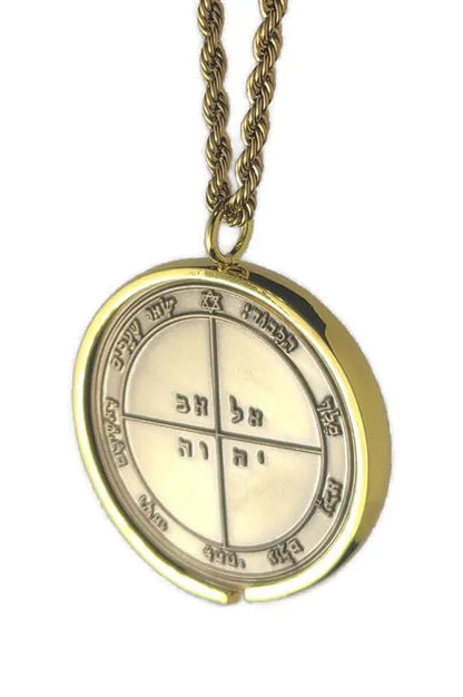 Fifth Pentacle of Mercury 72 names of God 1FitAll bezel Necklace.