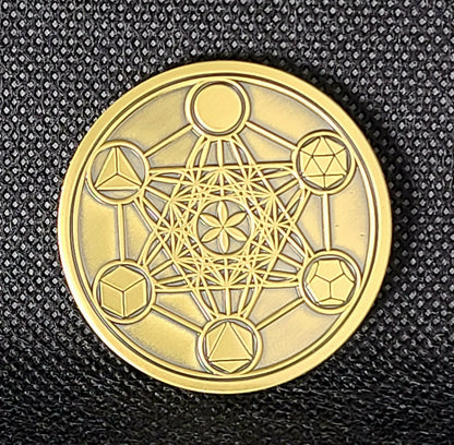 Metatron's Cube 72 names of God 1FitAll bezel Necklace.