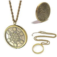 Metatron’s Cube Necklace – Sacred Geometry, 72 Names of God