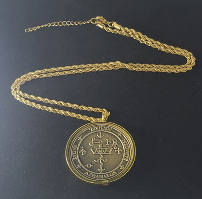 The seal of Archangel Michael 72 names of God 1FitAll bezel Necklace.