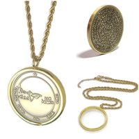 Third Pentacle of the Moon Necklace – Solomonic Seal, 72 Names of God