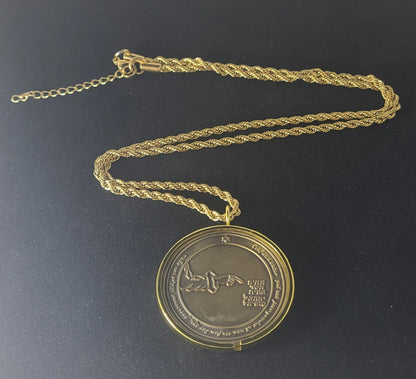 Fourth Pentacle of the Moon 72 names of God 1FitAll bezel Necklace.