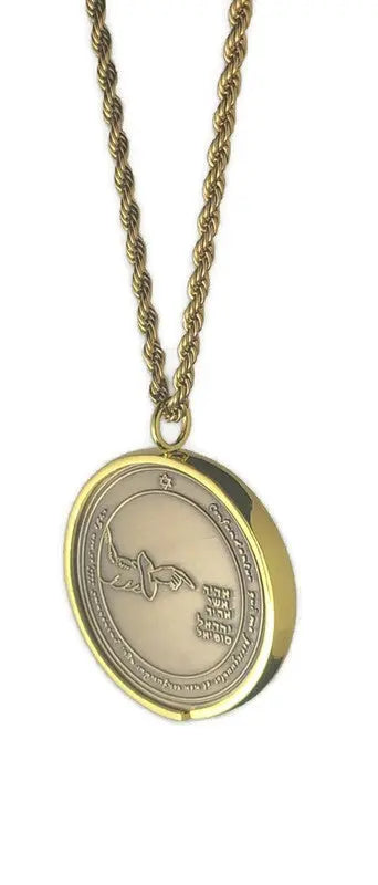Fourth Pentacle of the Moon 72 names of God 1FitAll bezel Necklace.