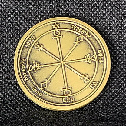 Sixth Pentacle of the Moon 72 names of God.