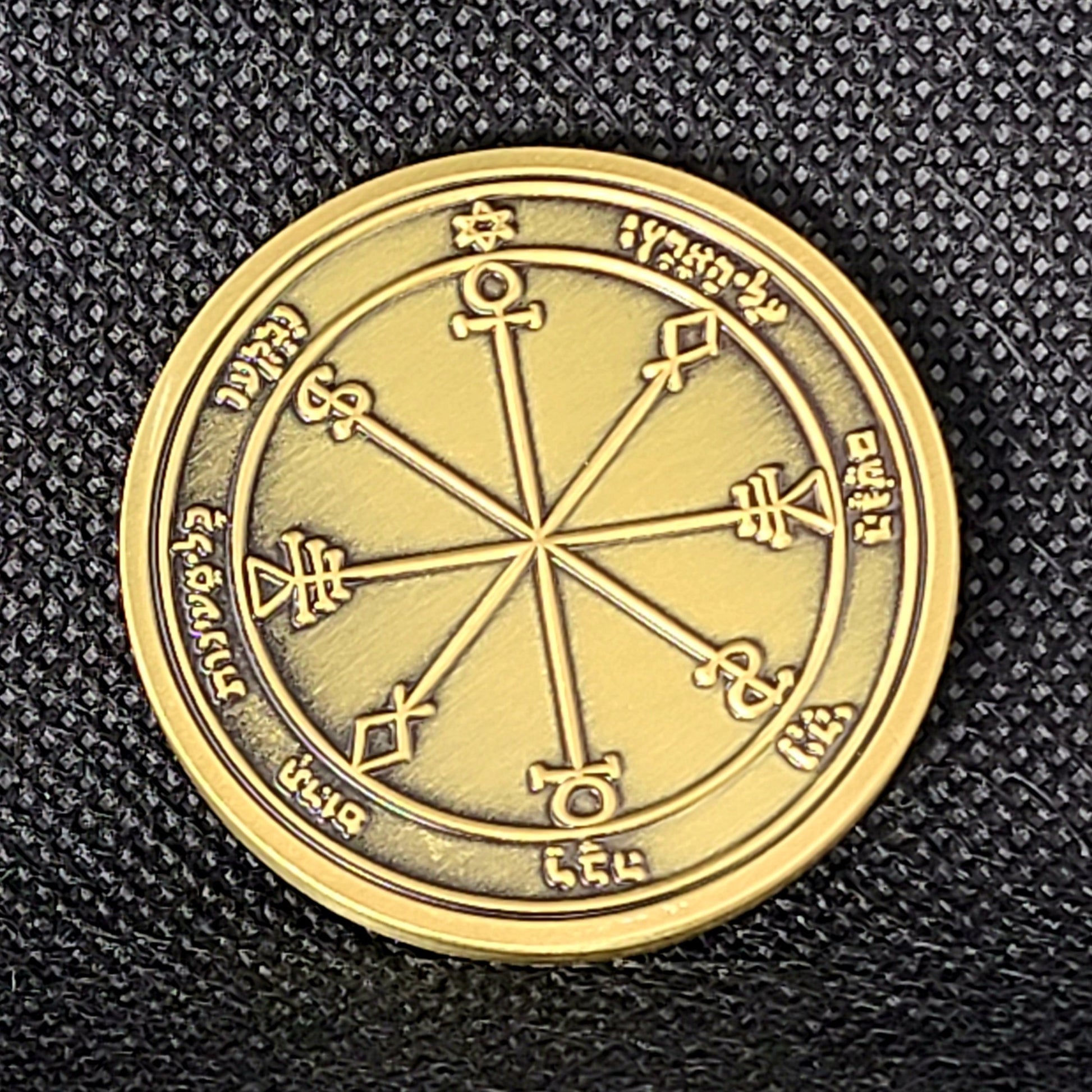 Sixth Pentacle of the Moon 72 names of God 1FitAll bezel Necklace.