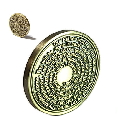 Our father prayer 72 names of God 1FitAll bezel Necklace.