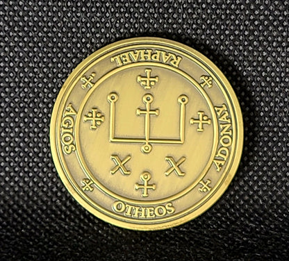 The seal of Archangel Raphael 72 names of God 1FitAll bezel Necklace.