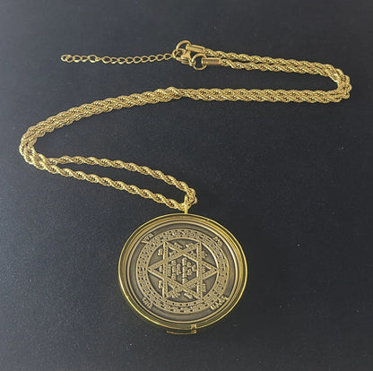 Sefer Raziel Hamalach 72 names of God 1FitAll bezel Necklace.
