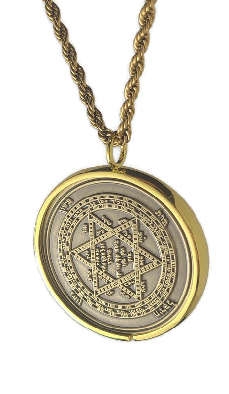 Sefer Raziel Hamalach 72 names of God 1FitAll bezel Necklace.