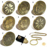 7 Pentacles of Mars + 1FitAll bezel Necklace