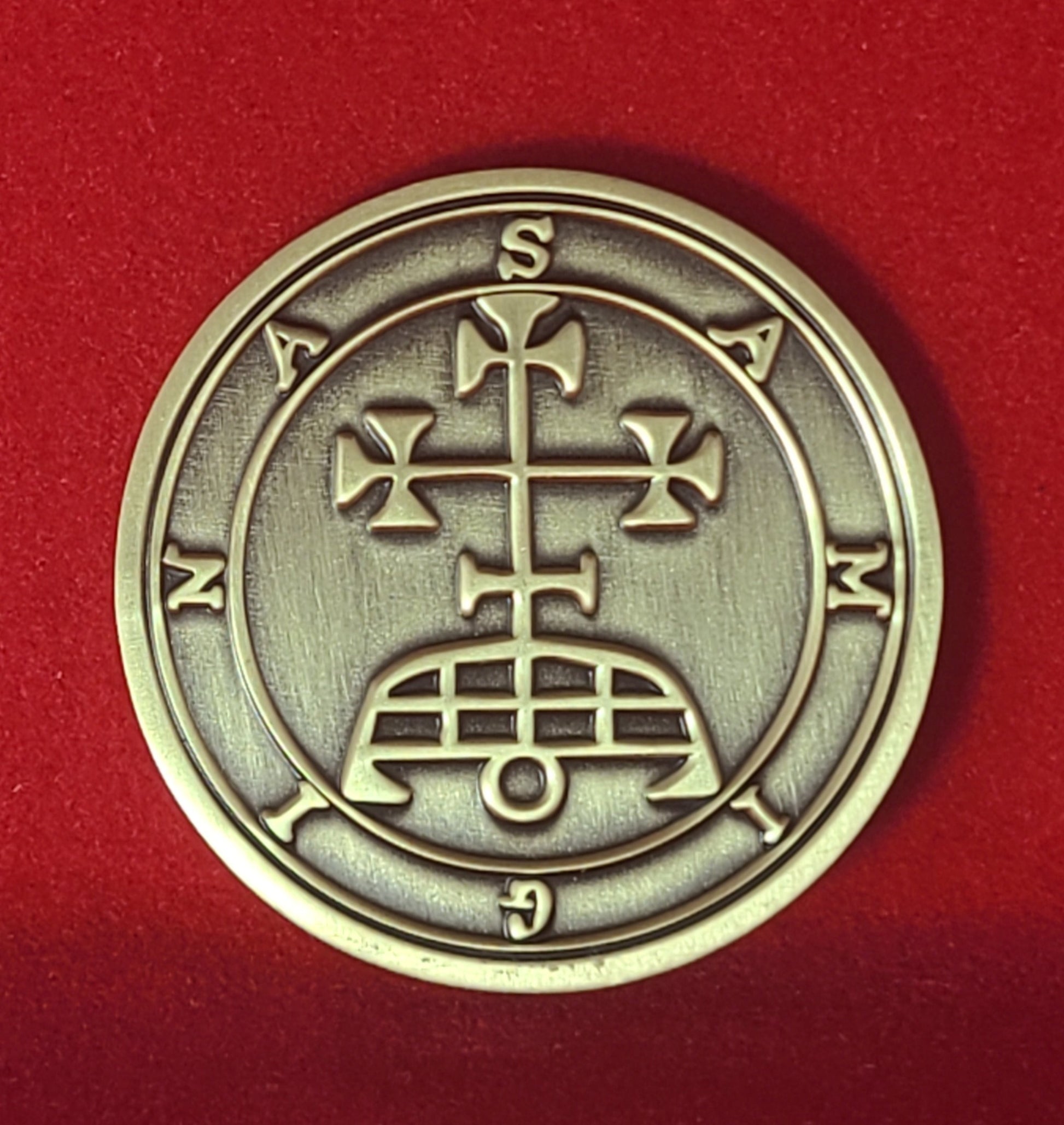 SAMIGINA Gamigin Gamygyn demon sigil Ars Goetia + 1FitAll bezel Necklace.