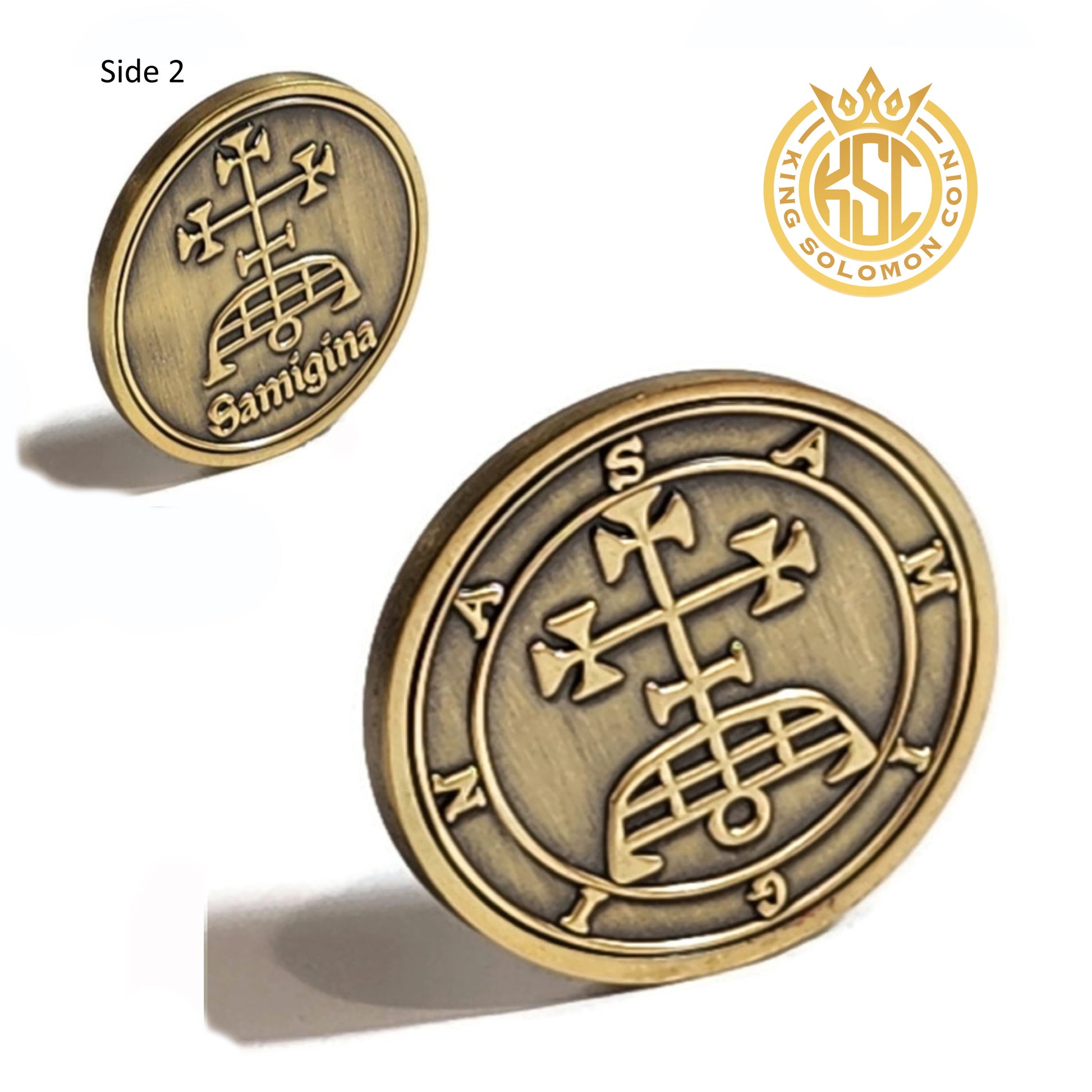 SAMIGINA Gamigin Gamygyn demon sigil Ars Goetia + 1FitAll bezel Necklace.