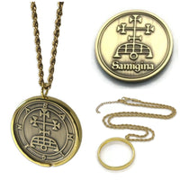 Samigina Sigil Necklace – Ars Goetia Seal, Solomonic Talisman