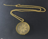 Third Pentacle of Saturn + 72 names of God + 1FitAll bezel Necklace