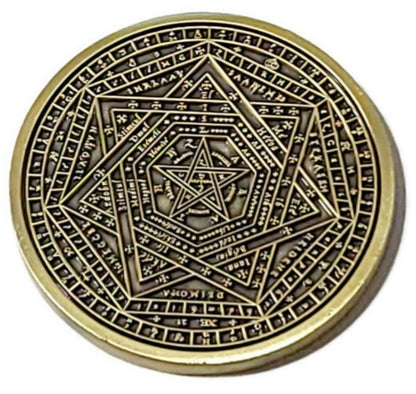 Sigillum Dei Ameth 72 names of God 1FitAll bezel Necklace.