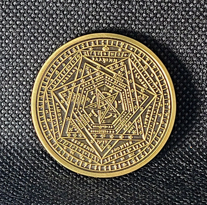 Sigillum Dei Ameth 72 names of God 1FitAll bezel Necklace.