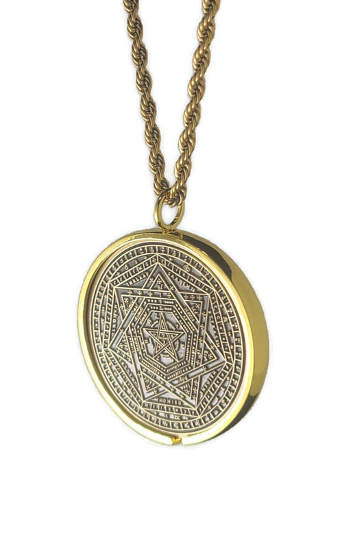 Sigillum Dei Ameth 72 names of God 1FitAll bezel Necklace.
