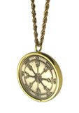 Fourth Pentacle of the Sun + 72 names of God + 1FitAll bezel Necklace