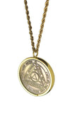 Sixth Pentacle of the Sun + 72 names of God + 1FitAll bezel Necklace