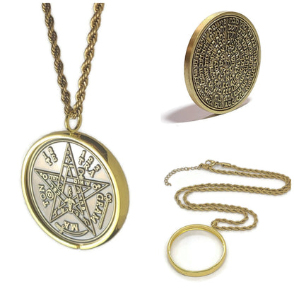 Tetragrammaton 72 names of God 1FitAll bezel Necklace.