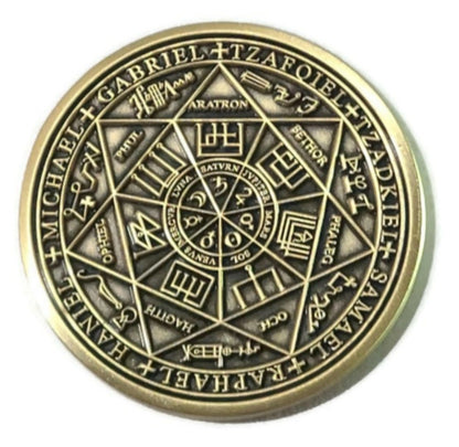 Seal of The Seven Archangels 72 names of God.