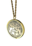 The seal of Archangel Uriel  + 72 names of God + 1FitAll bezel Necklace