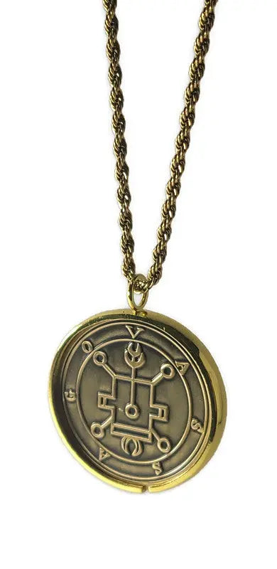 VASSAGO Pruflas Busas demon sigil Ars Goetia + 1FitAll bezel Necklace.
