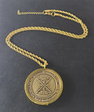 Third Pentacle of Venus + 72 names of God + 1FitAll bezel Necklace