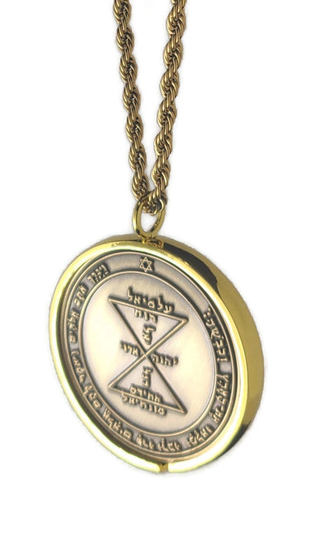 Third Pentacle of Venus 72 names of God 1FitAll bezel Necklace.