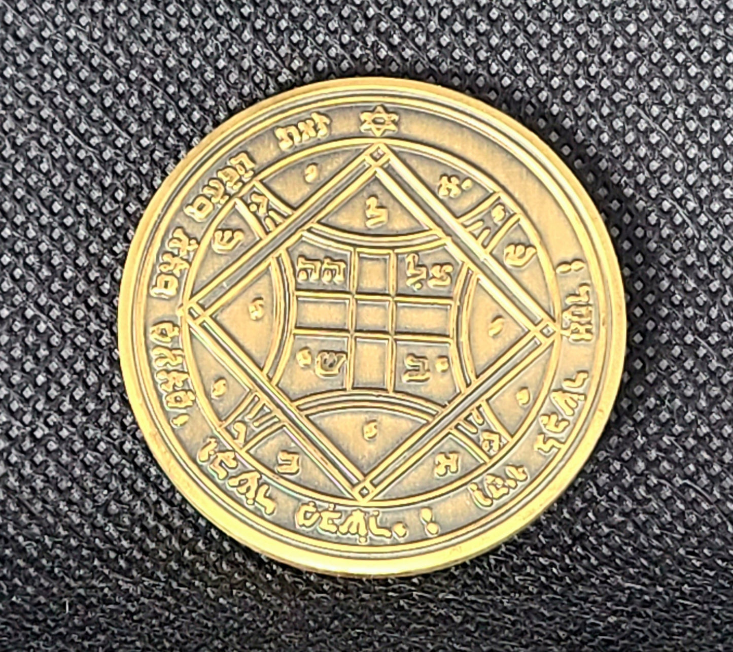 Fourth Pentacle of Venus 72 names of God 1FitAll bezel Necklace.