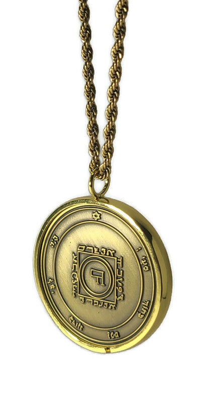 Fifth Pentacle of Venus 72 names of God 1FitAll bezel Necklace.