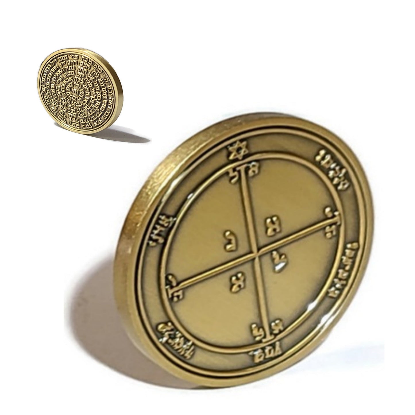 Fourth Pentacle of Mars 72 names of God 1FitAll bezel Necklace.