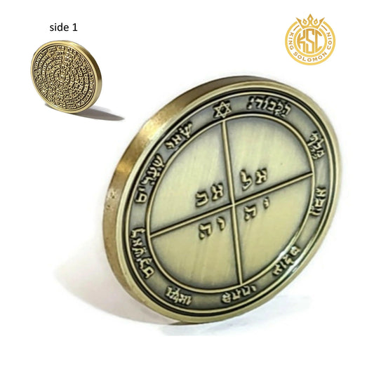 Fifth Pentacle of Mercury 72 names of God.