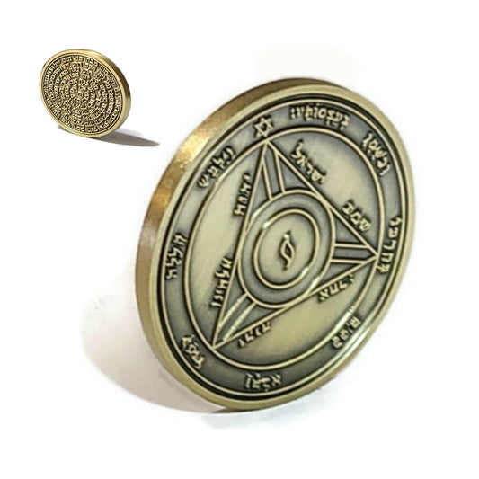 Fourth Pentacle of Saturn 72 names of God.