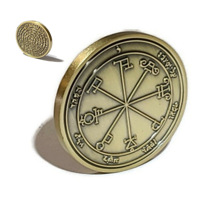 Sixth Pentacle of Saturn 72 names of God.