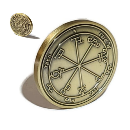 Sixth Pentacle of Saturn 72 names of God 1FitAll bezel Necklace.