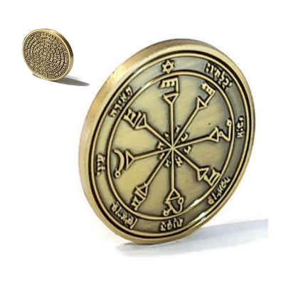 Fourth Pentacle of the Sun 72 names of God 1FitAll bezel Necklace.